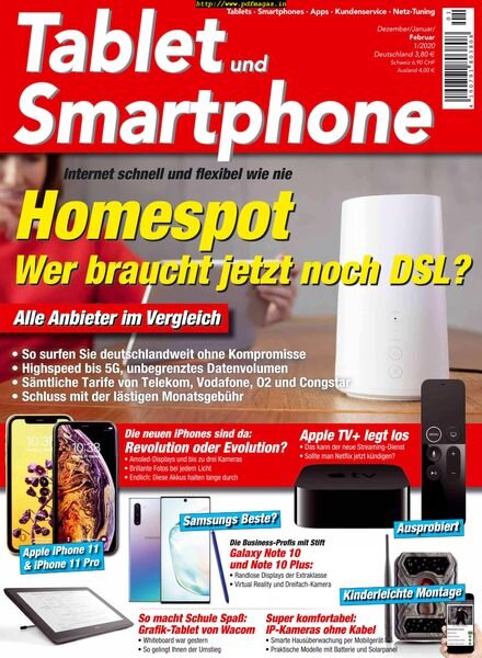 Tablet und Smartphone – Januar 2020 Cover