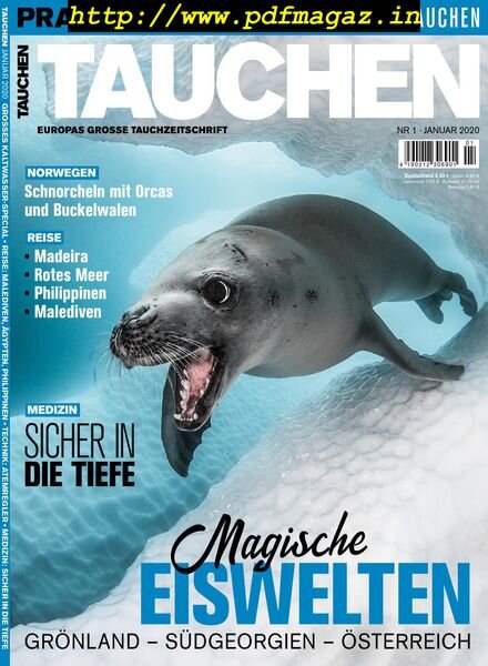 Tauchen – Dezember 2019 Cover