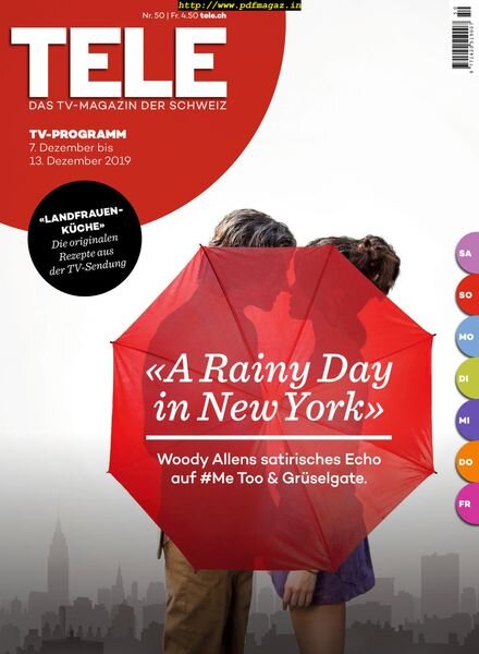 Tele – 7 Dezember 2019 Cover