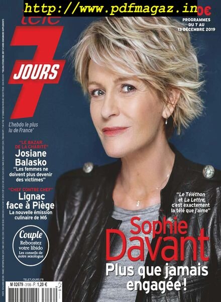 Tele 7 Jours – 07 decembre 2019 Cover