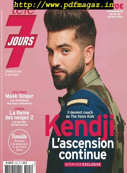 Tele 7 Jours – 23 novembre 2019 Cover