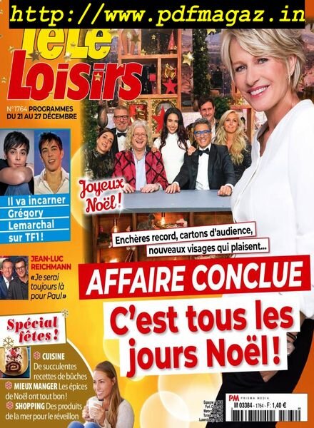 Tele Loisirs – 16 Decembre 2019 Cover