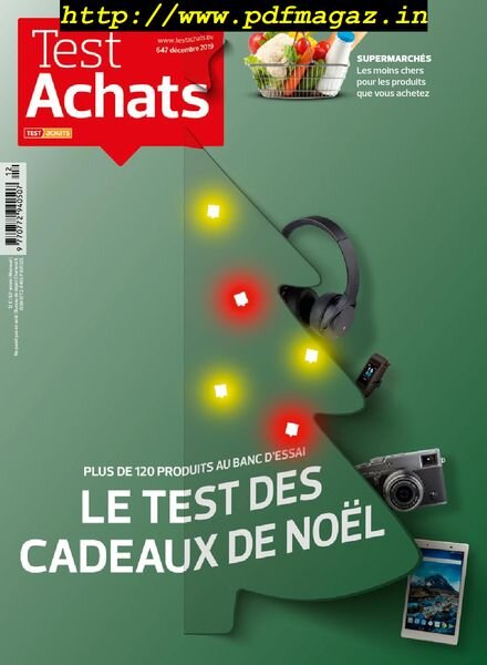 Test Achats – Decembre 2019 Cover