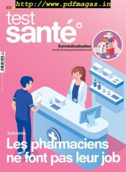 Test Achats Sante – Decembre 2019 – Janvier 2020