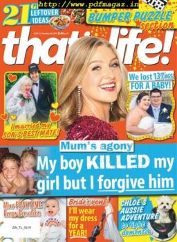 that’s life! – December 26, 2019