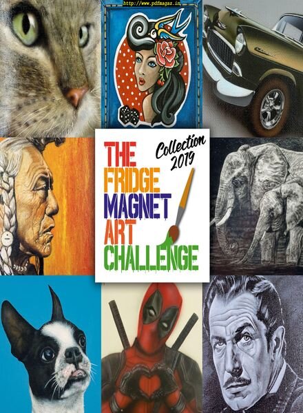 The Fridge Magnet Art Challenge Collection – December 2019 Cover