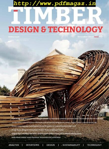 Timber Design & Technology Middle – December 2019 Cover