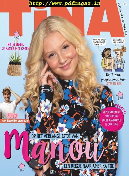 Tina Netherlands – 28 november 2019 Cover