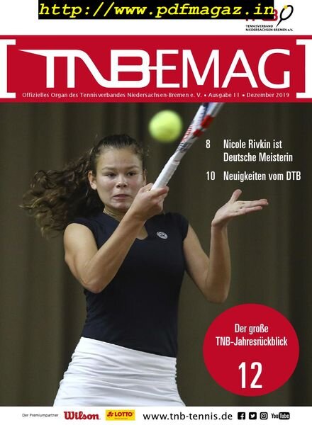 TNB emag – Dezember 2019 Cover