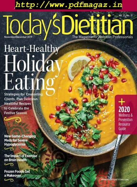 Today’s Dietitian – November-December 2019 Cover
