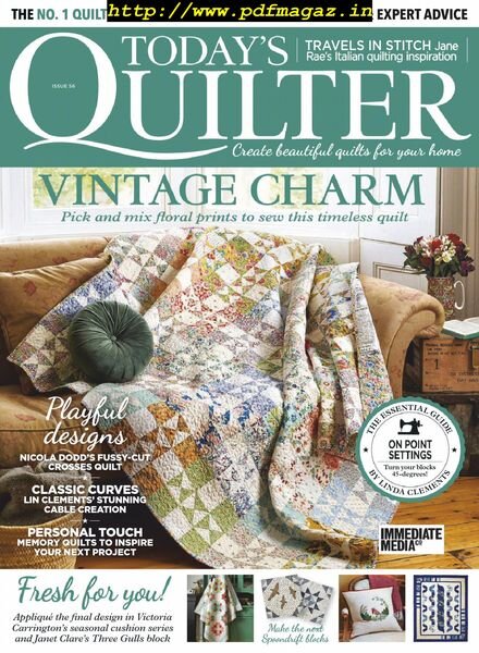 Today’s Quilter – January 2020 Cover