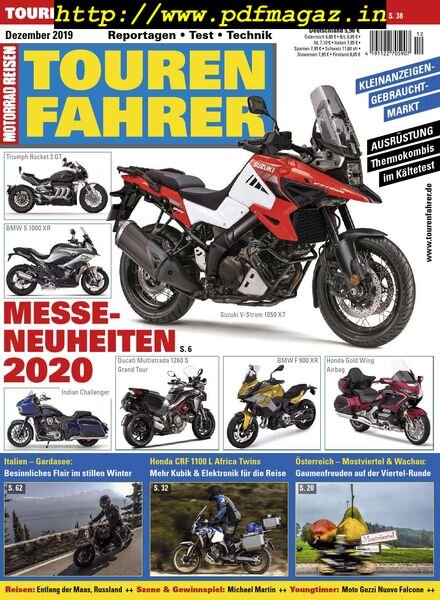 Tourenfahrer – Dezember 2019 Cover