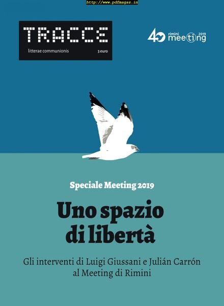 Tracce – Speciale Meeting – Settembre 2019 Cover