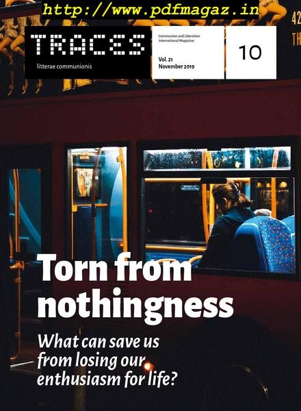 Traces – November 2019 Cover