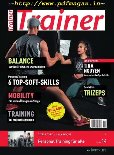 Trainer – November 2019 Cover