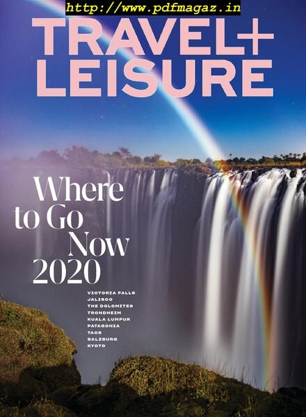 Travel+Leisure USA – January 2020 Cover