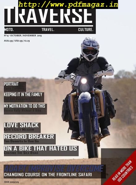TRAVERSE – Issue 14 – October-November 2019 Cover