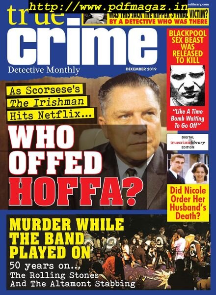 True Crime – December 2019 Cover