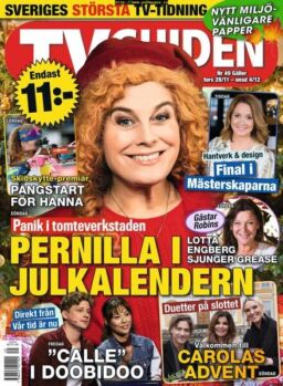 TV-Guiden – 26 november 2019