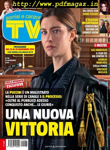 TV Sorrisi e Canzoni – 19 Novembre 2019 Cover