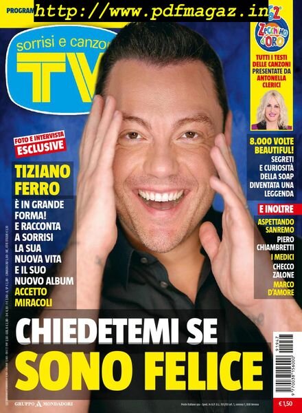 TV Sorrisi e Canzoni – 26 Novembre 2019 Cover