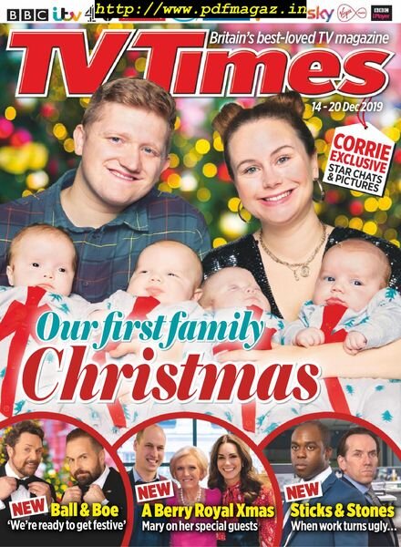 TV Times – 14 December 2019 Cover