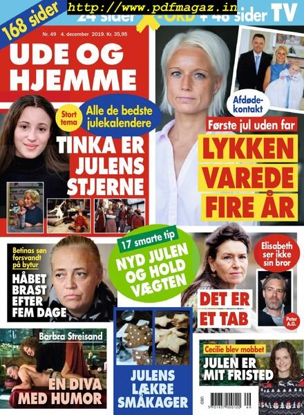 Ude og Hjemme – 04 december 2019 Cover