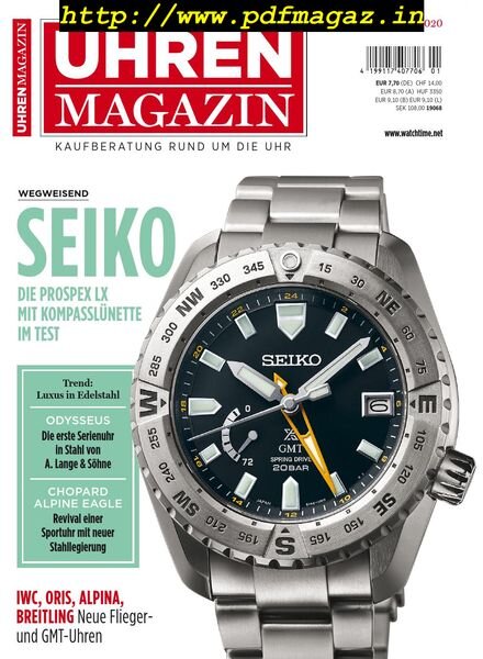Uhren-Magazin – November 2019 Cover