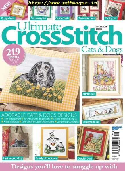 Ultimate Cross Stitch – Cats and Dogs 2019 Cover