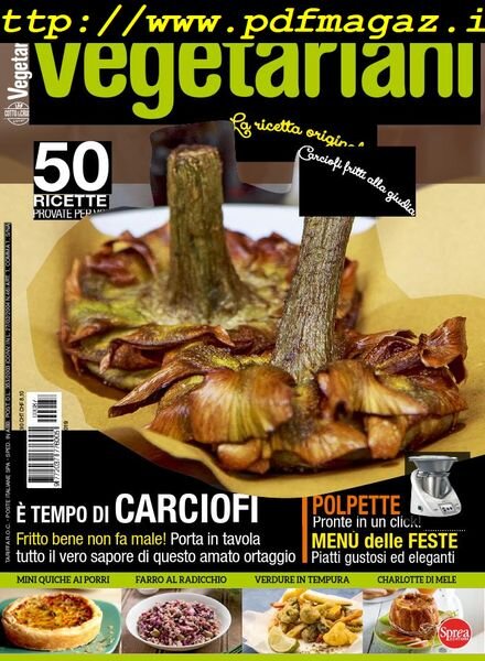 Vegetariani in Cucina – Dicembre 2019 – Gennaio 2020 Cover