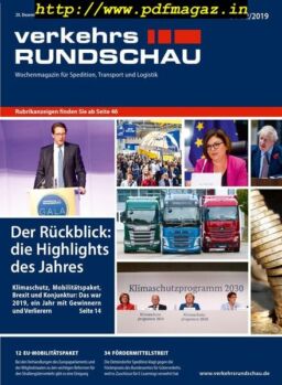 VerkehrsRundschau – 17 Dezember 2019