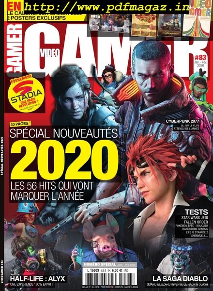 Video Gamer – janvier 2020 Cover