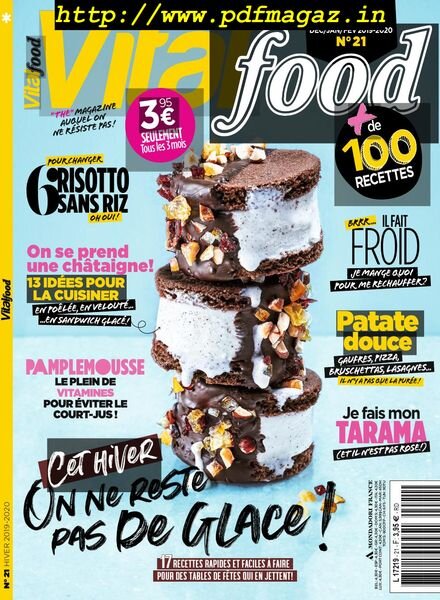 Vital Food – novembre 2019 Cover