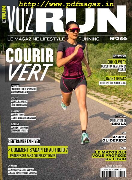 VO2 RUN – novembre 2019 Cover