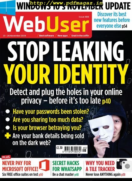 WebUser – 13 November 2019 Cover