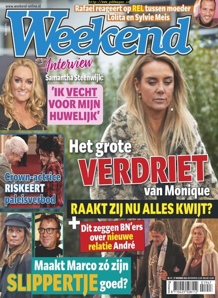Weekend Netherlands – 20 november 2019 Cover