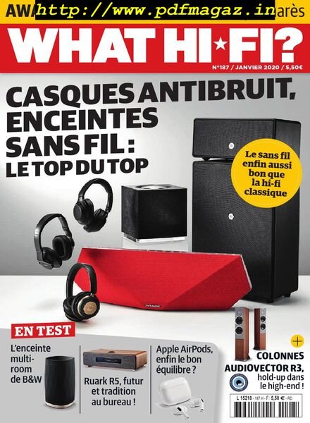 What Hi-Fi France – janvier 2020 Cover