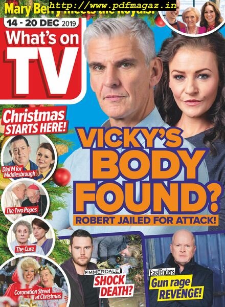 What’s on TV – 14 December 2019 Cover