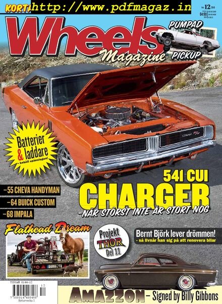 Wheels Sverige – 21 november 2019 Cover