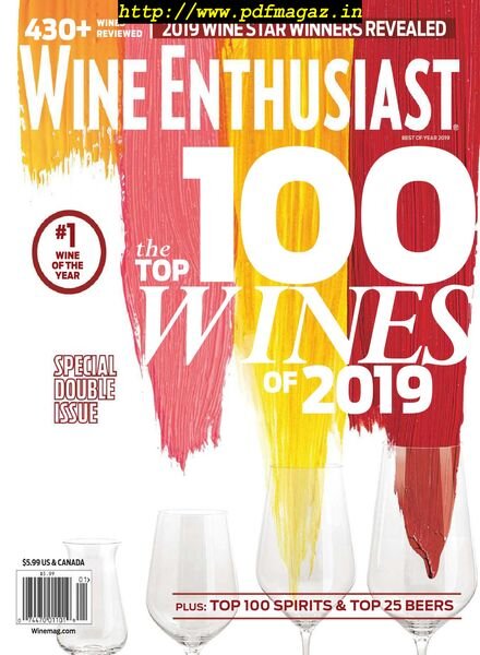 Wine Enthusiast – Best of Year 2019 Cover