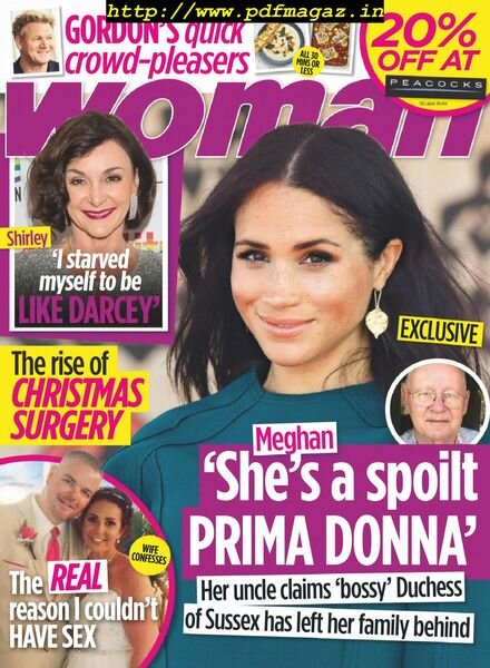 Woman UK – 02 December 2019 Cover