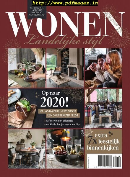 Wonen Landelijke Stijl – december 2019 Cover