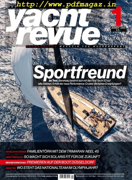 Yachtrevue – Januar 2020 Cover
