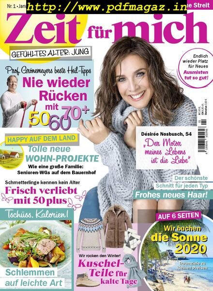 Zeit fur Mich – Dezember 2019 Cover