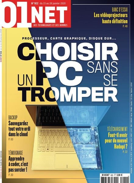 01net – 15 janvier 2020 Cover