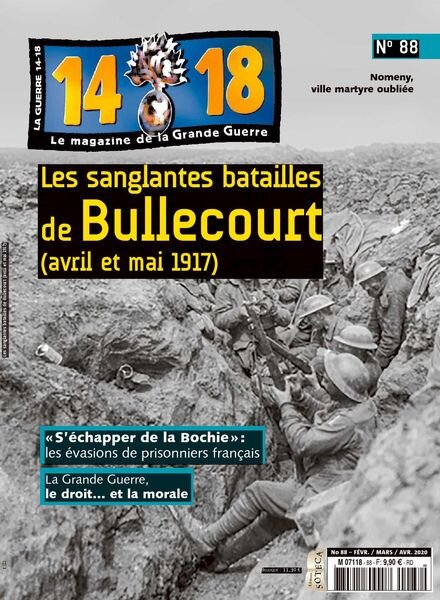 14-18 La grande guerre – janvier 2020 Cover