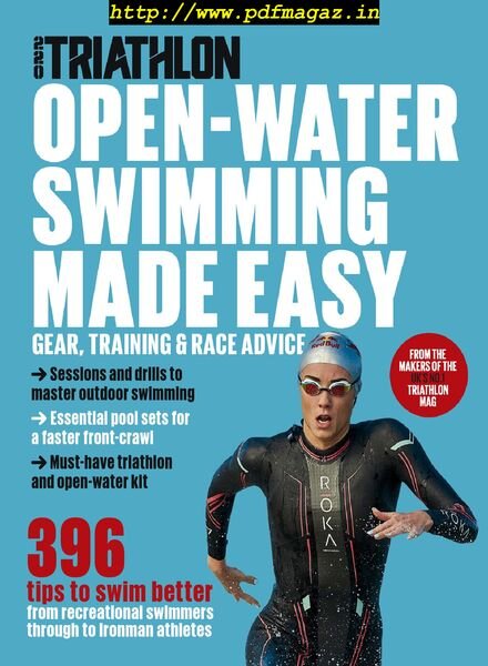 220 Triathlon Special Edition – Open-Water Swimming Made Easy – August 2019 Cover
