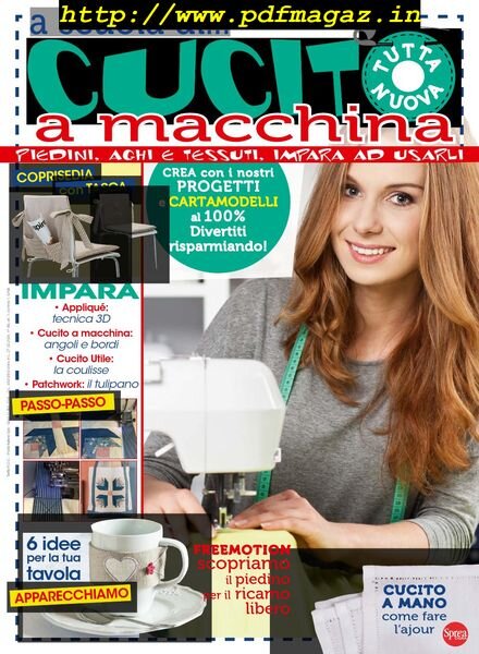 A Scuola di Cucito a Macchina – Settembre-Ottobre 2017 Cover