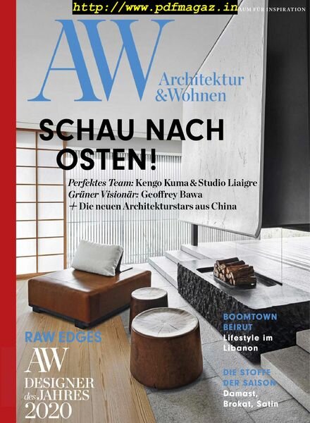 A&W Architektur & Wohnen – Januar 2020 Cover