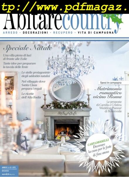 Abitare Country – Novembre-Dicembre 2015 Cover